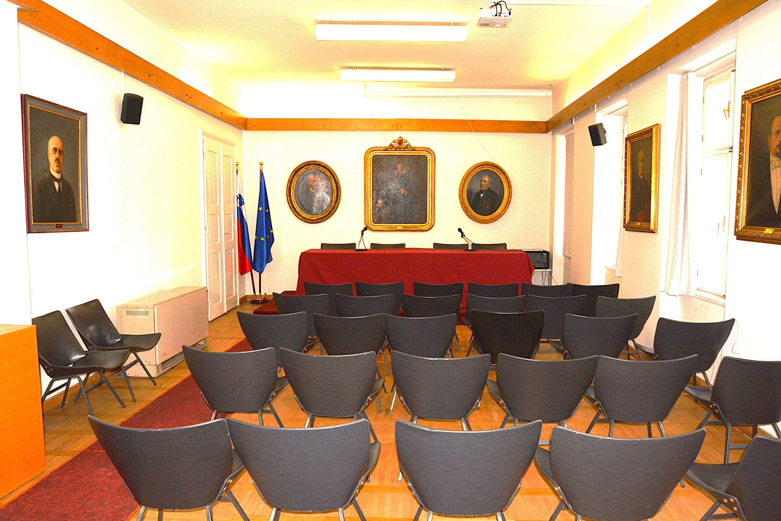 Velika dvorana Slovenske matice v 1. nadstropju (Vir: SM)